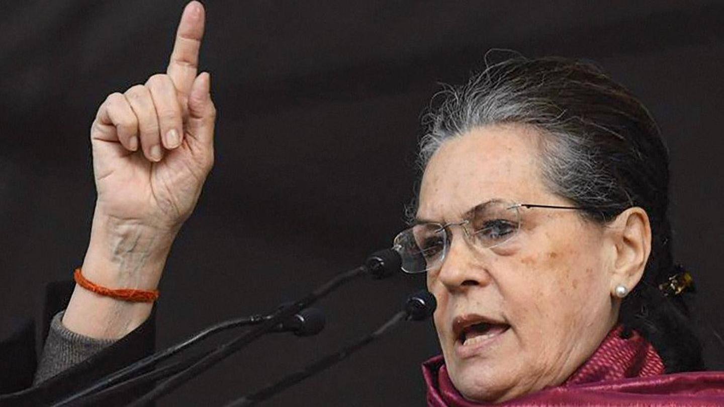 Interestingly, Sonia received another letter, this one supported Gandhi family Interestingly, Sonia received another letter, this one supported Gandhi family