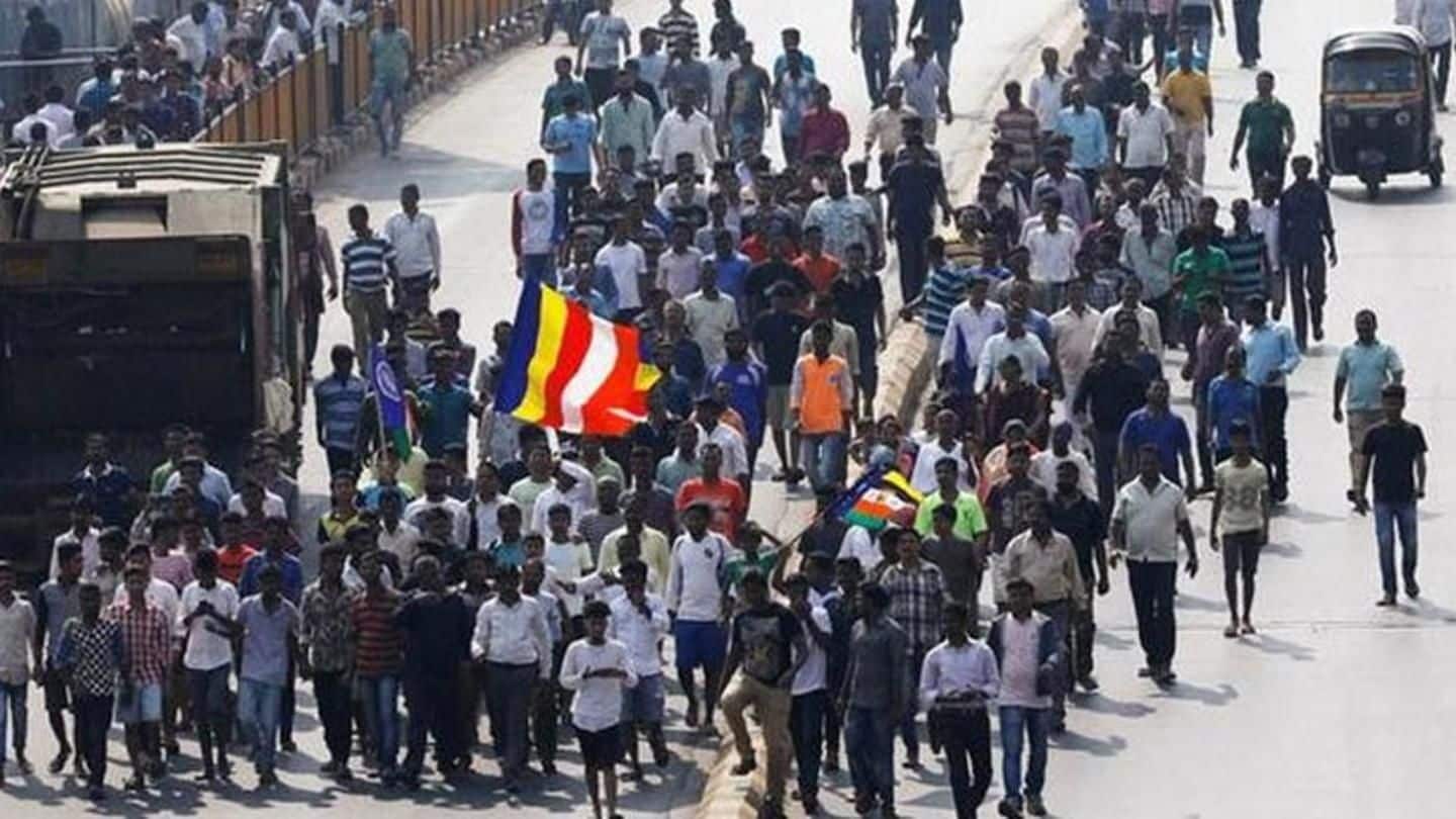 At Bhima Koregaon, Dalits gathered to celebrate victory At Bhima Koregaon, Dalits gathered to celebrate victory