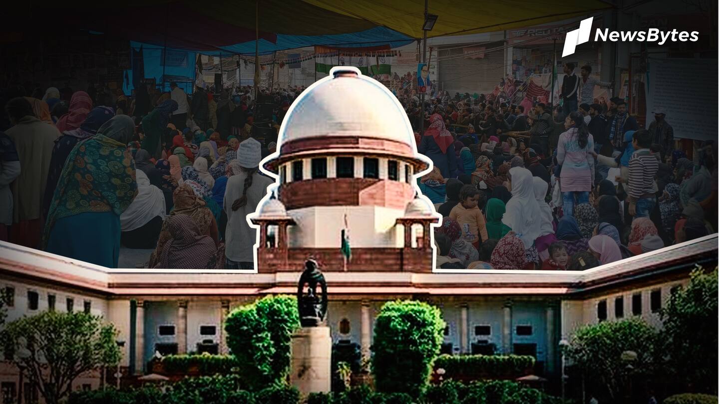 Public places can't be occupied indefinitely: SC on Shaheen Bagh