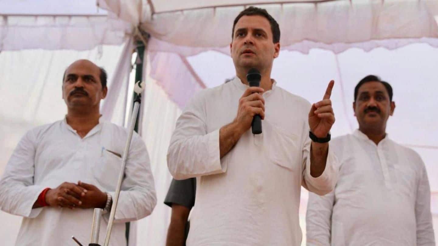 In his constituency Amethi, Rahul Gandhi stopped from inaugurating road