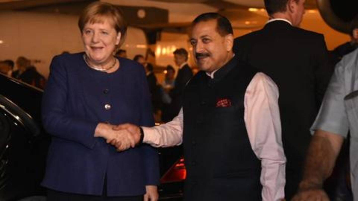 Merkel has a packed schedule today Merkel has a packed schedule today