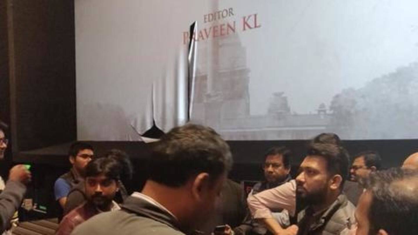 Screen was torn, slogans were raised at posh mall Screen was torn, slogans were raised at posh mall