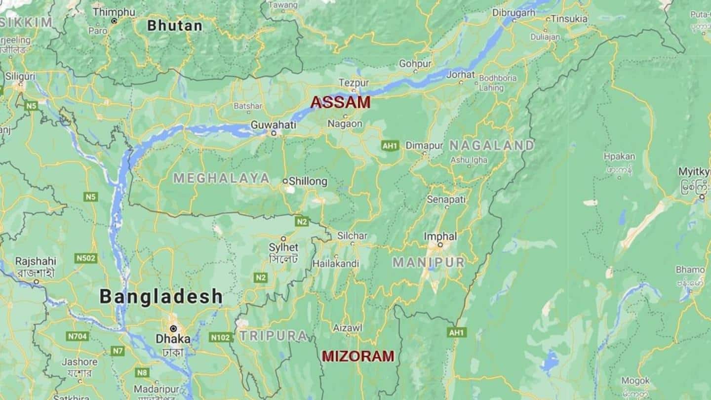 Border clashes at Mizo-Assam border are reported frequently Border clashes at Mizo-Assam border are reported frequently