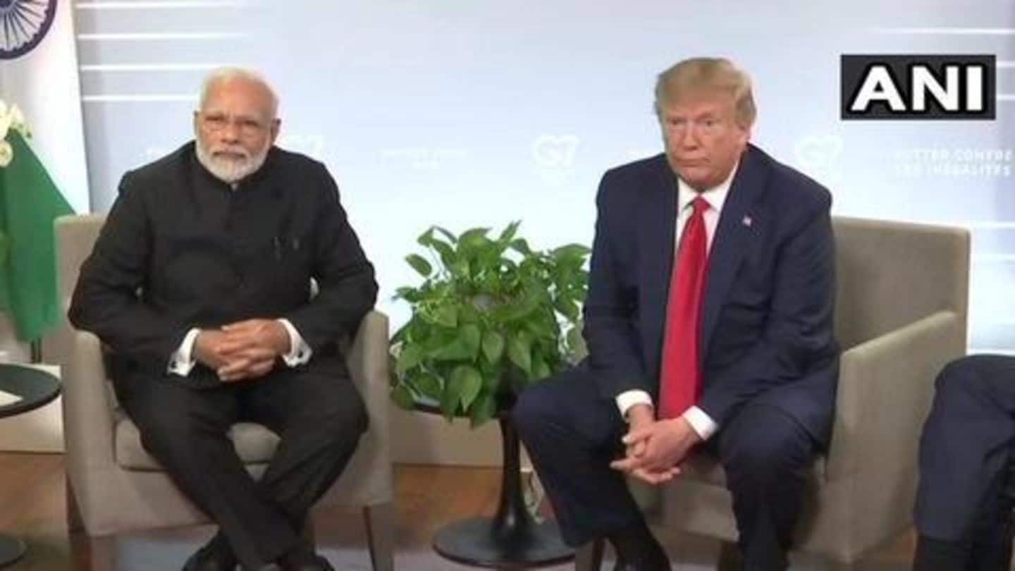 In Trump's presence, Modi says Indo-Pak issues are 'bilateral'