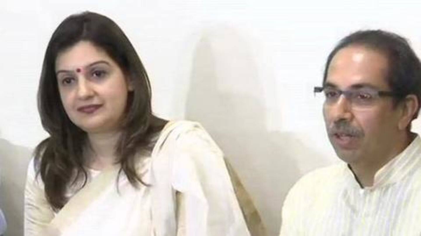 After leaving Congress, Priyanka Chaturvedi joins Shiv Sena