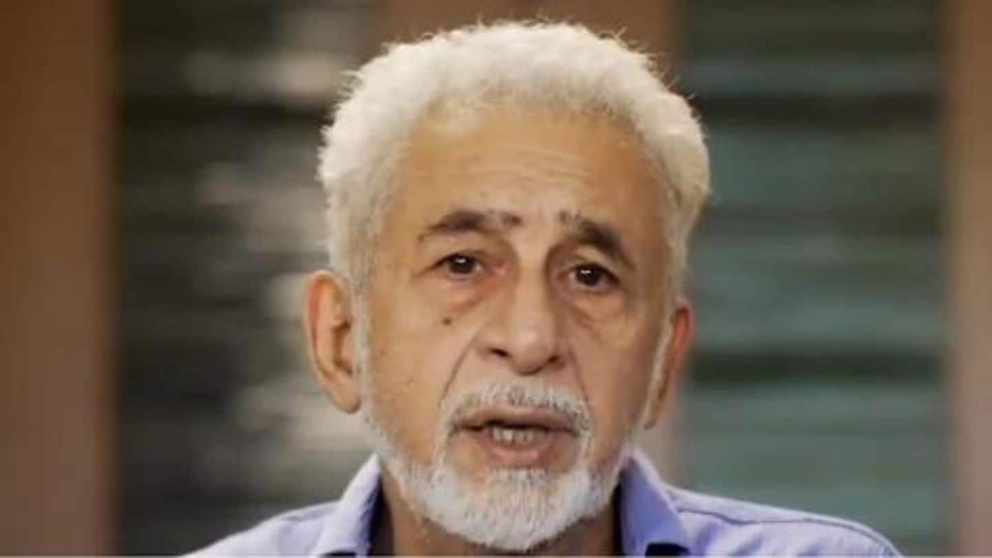 In new video, Naseeruddin Shah says dissenting voices being silenced