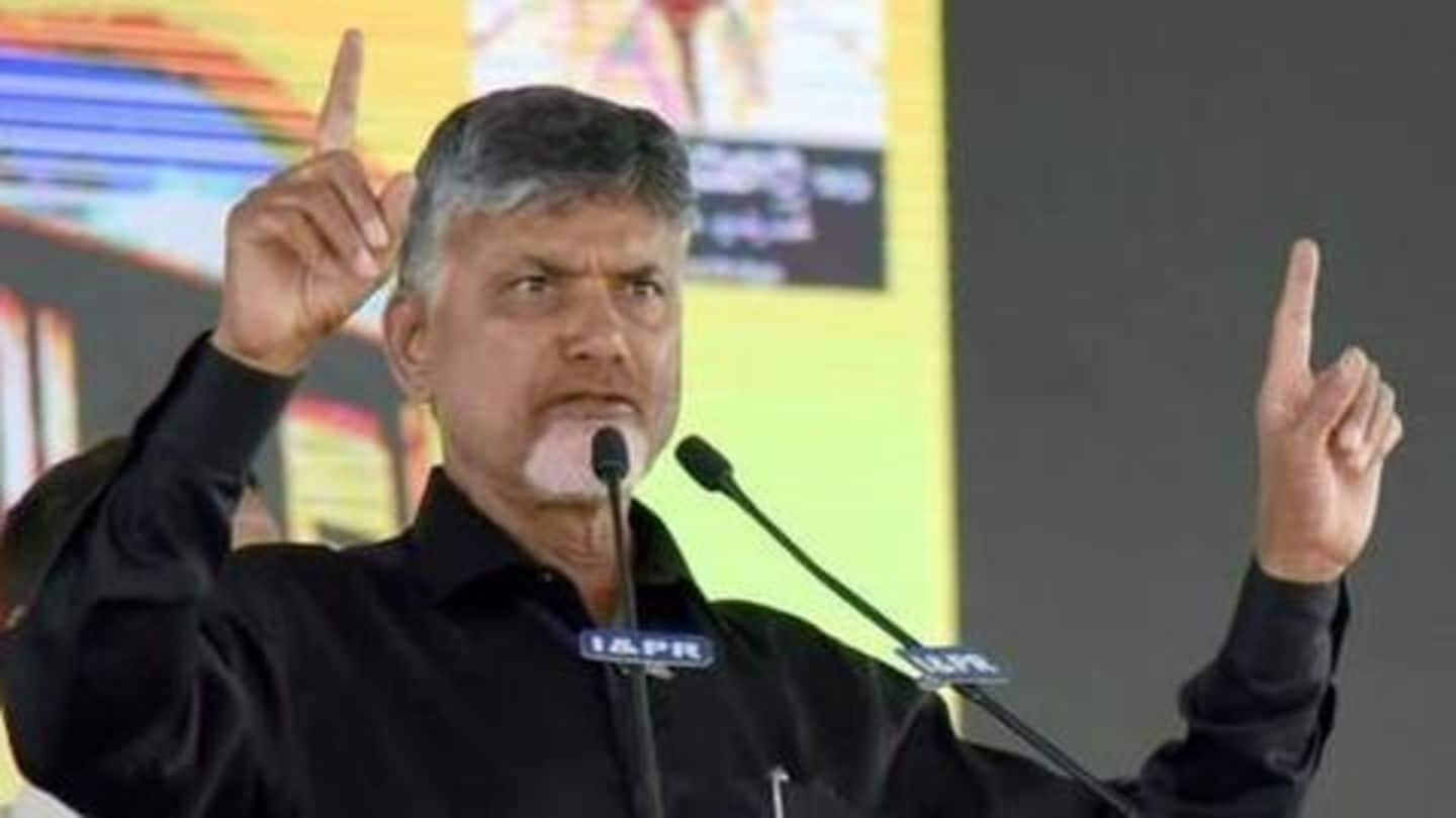 On day-long fast, Chandrababu Naidu attacks Modi, gets opposition's support