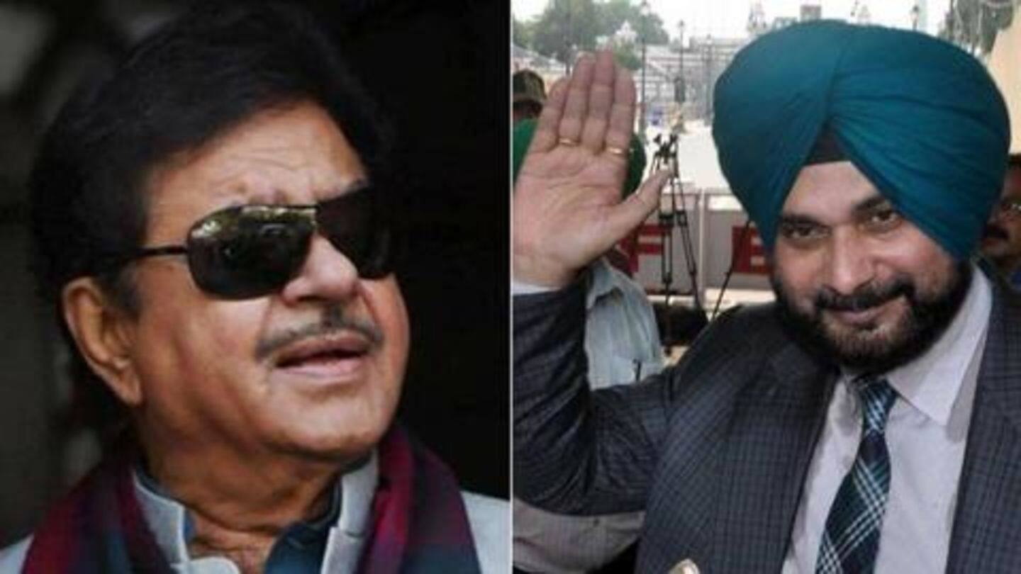 After quitting Punjab Cabinet, Sidhu gets support from Shatrughan Sinha