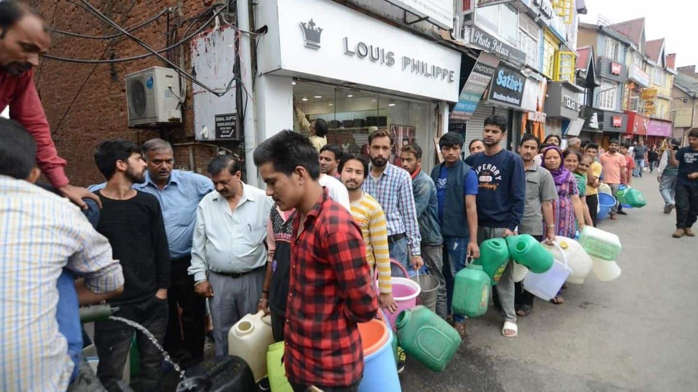 No water to drink: For days now, Shimla living worst-nightmare
