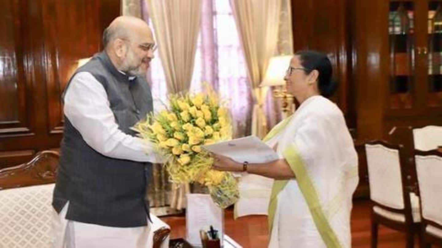 In rare meeting with Amit Shah, Mamata Banerjee discusses NRC