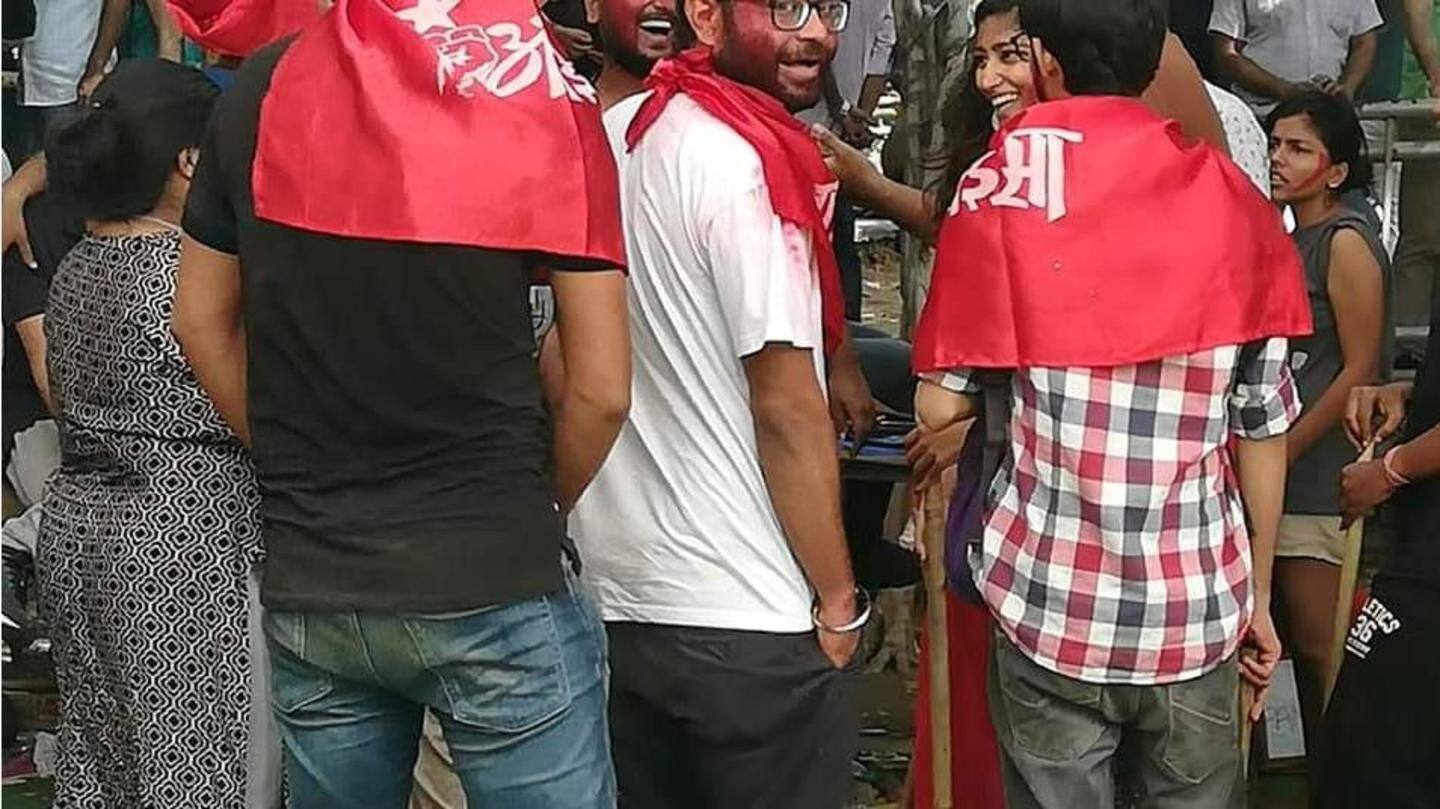 On all the four seats, ABVP comes second On all the four seats, ABVP comes second