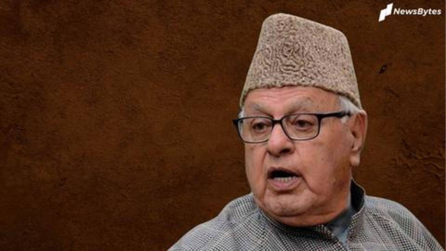 Earlier, SC quashed a plea concerning Farooq Abdullah Earlier, SC quashed a plea concerning Farooq Abdullah