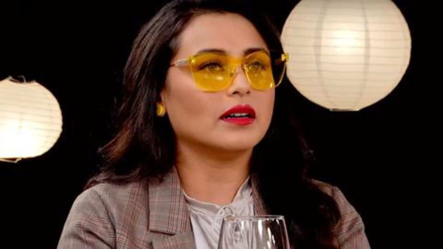 Rani Mukerji spoke on #MeToo and disappointed all of us
