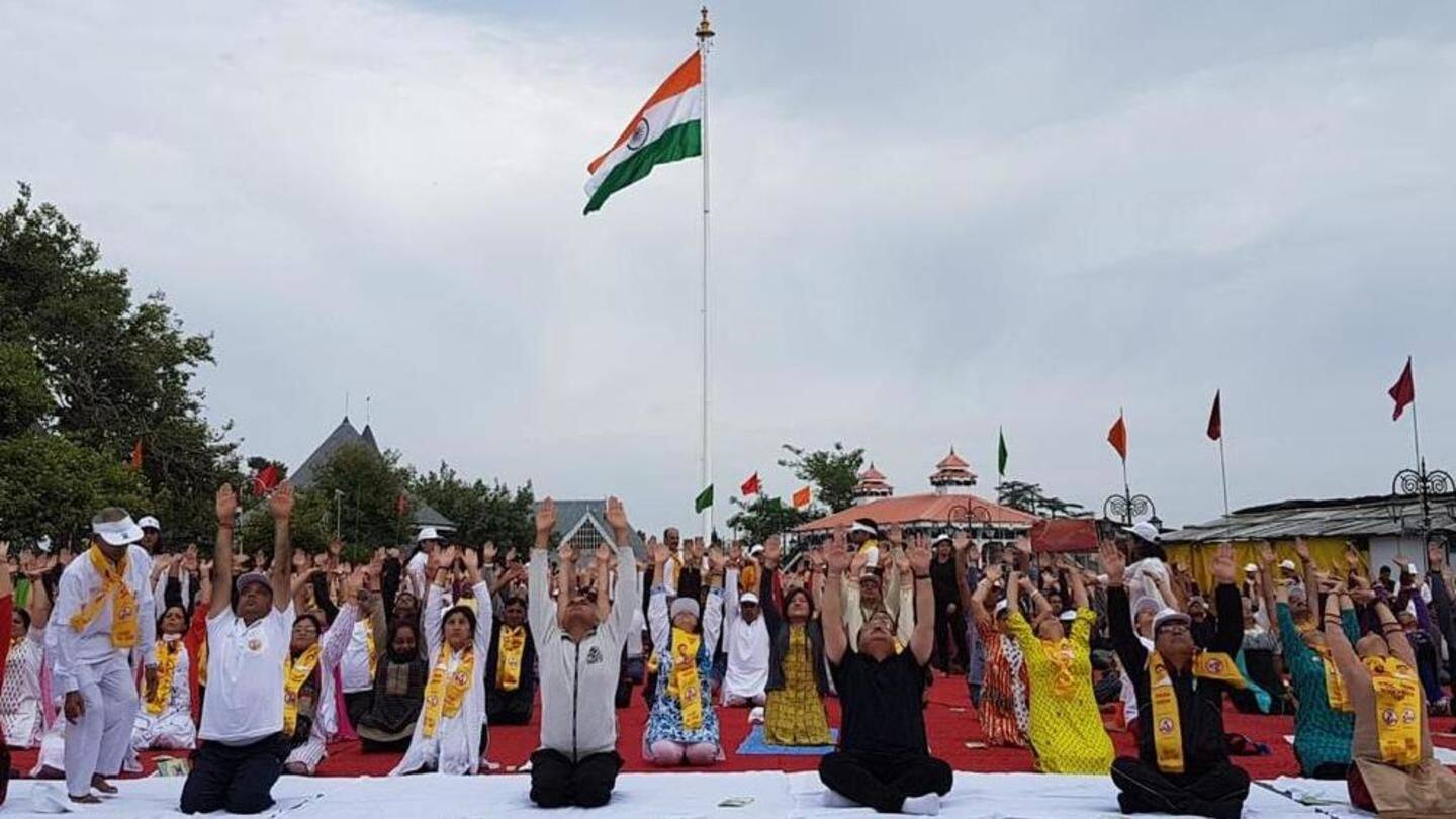 Meanwhile, Mizoram maintains distance from Yoga Day Meanwhile, Mizoram maintains distance from Yoga Day