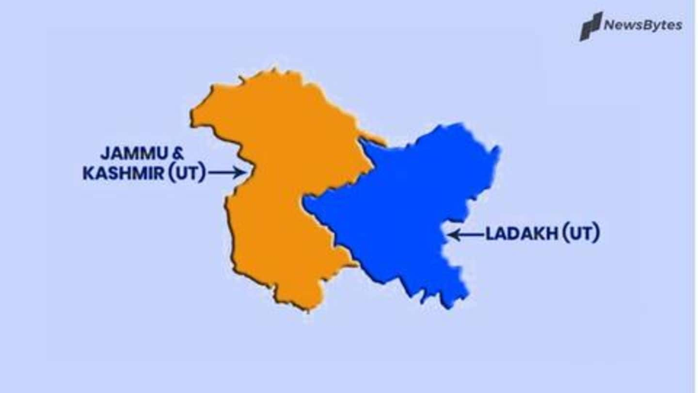 India's map has changed, J&K officially split into two UTs