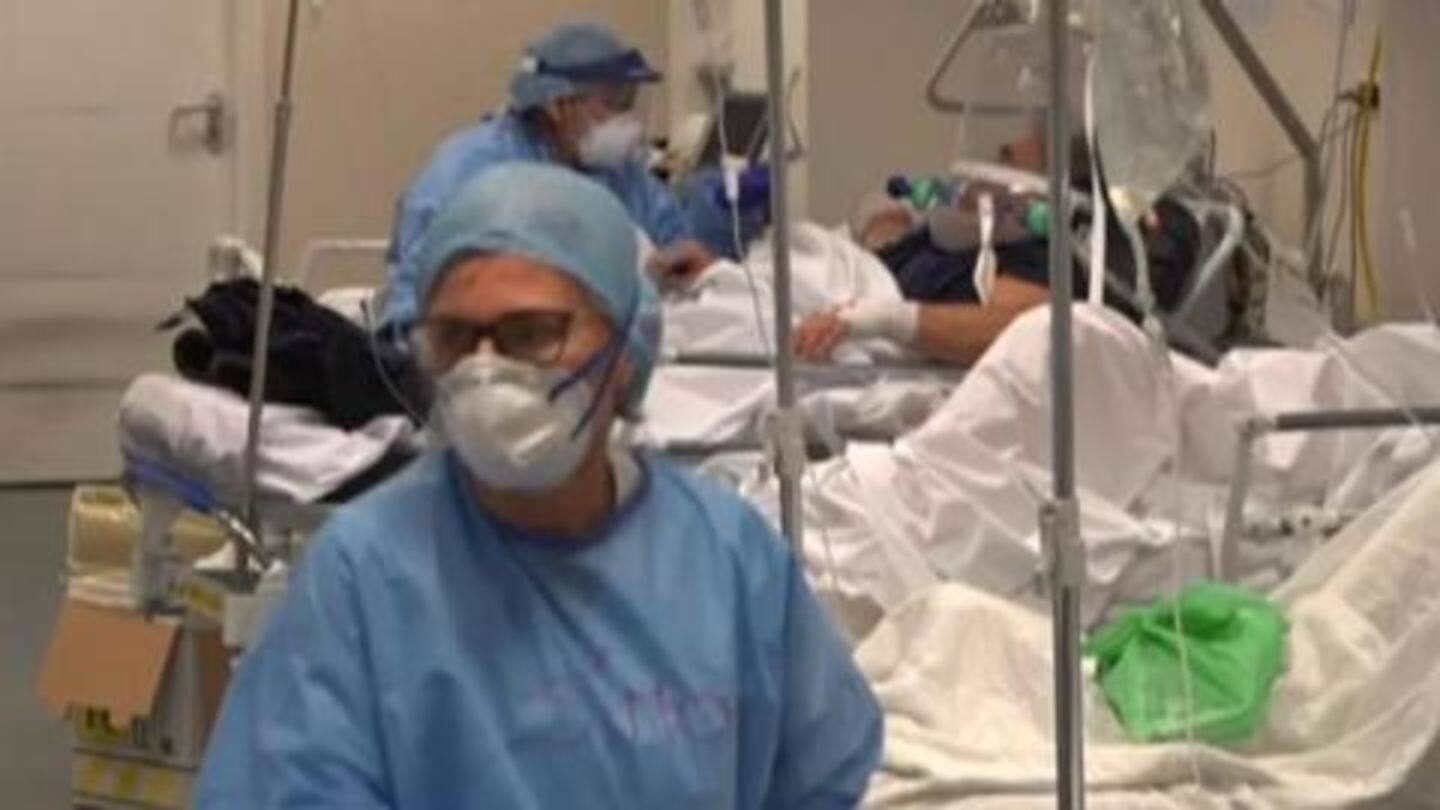 In New York, health workers are tired, system almost collapsed In New York, health workers are tired, system almost collapsed