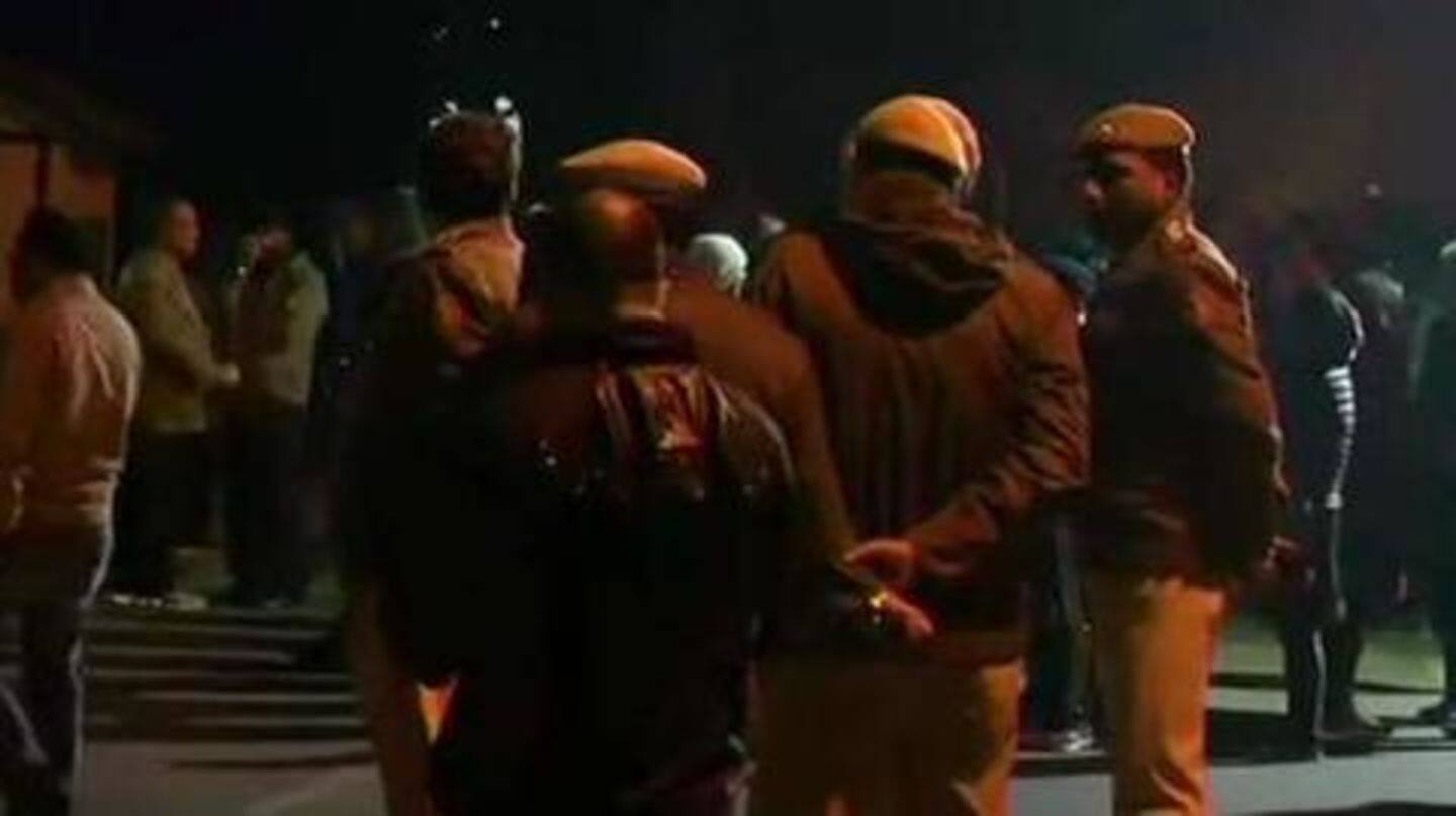 While JNU was vandalized, police was blamed for laxity While JNU was vandalized, police was blamed for laxity