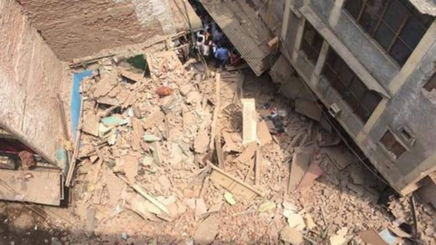 Delhi: Under construction building collapses, students feared trapped
