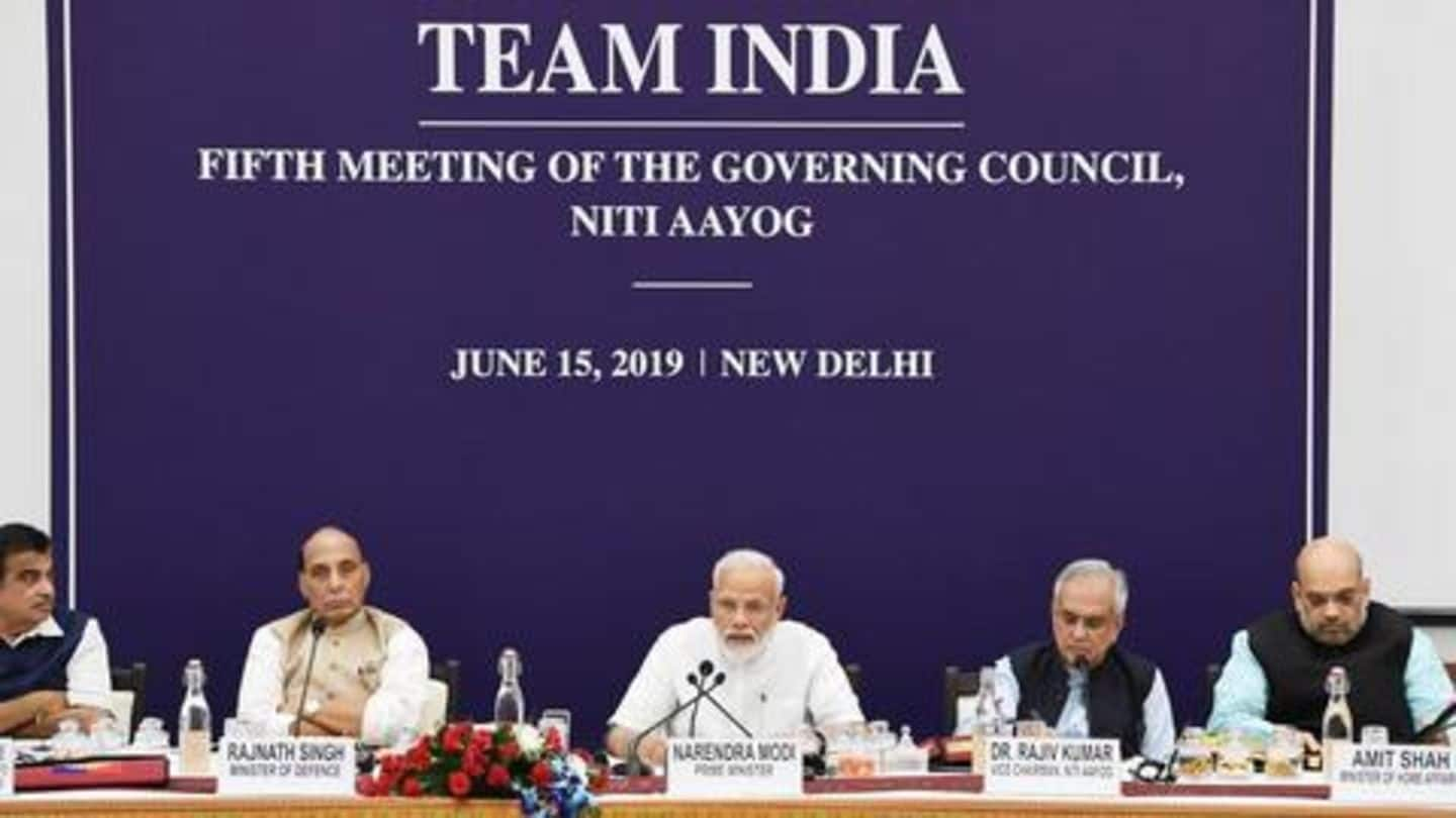 At NITI-Aayog meet, Modi talks about making India $5-trillion economy