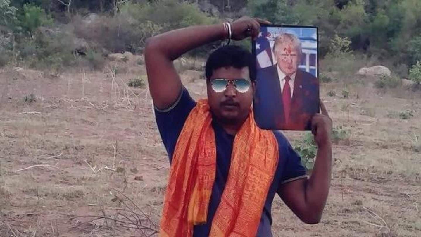 Why does this Telangana man worship Donald Trump?
