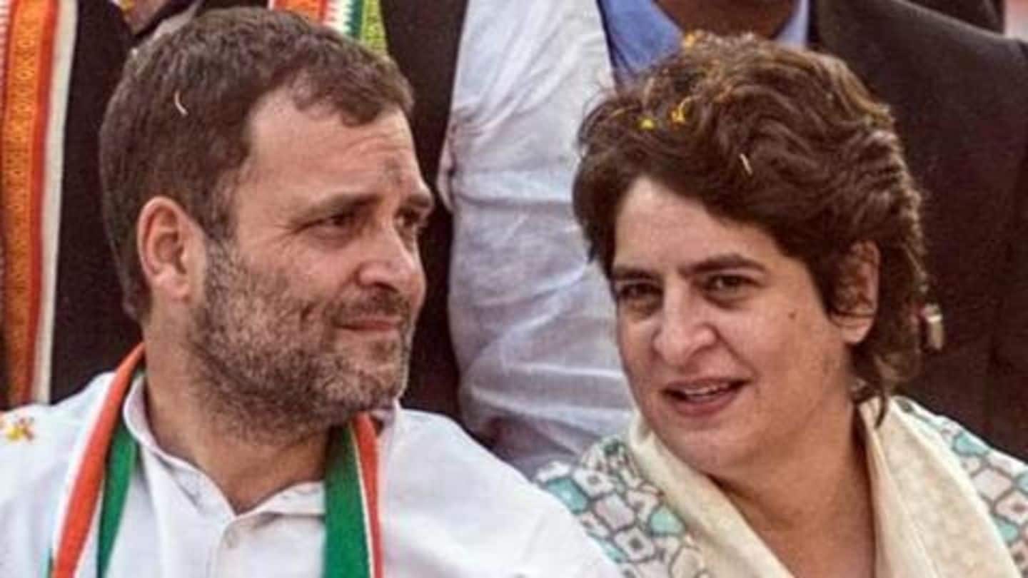 #Verdict2019: Congress fails to save face, Priyanka meets brother Rahul