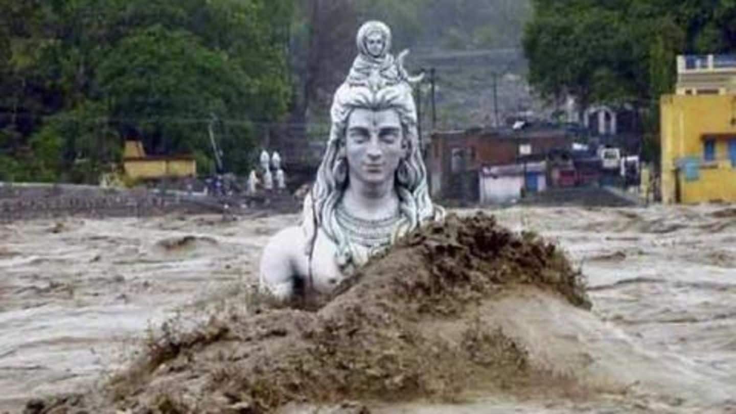 In 2013, Uttarakhand was devastated due to floods In 2013, Uttarakhand was devastated due to floods
