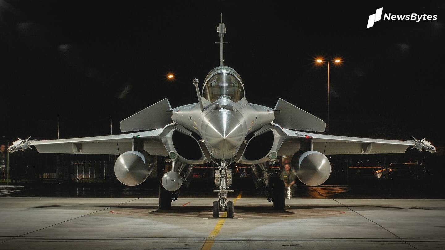 The jet, reportedly a Rafale, was allowed to break barrier The jet, reportedly a Rafale, was allowed to break barrier