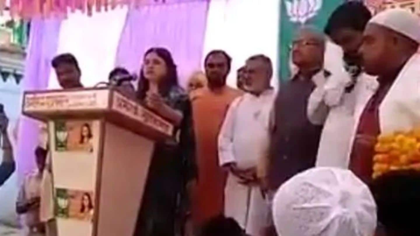 Won't feel good if Muslims don't support me: Maneka Won't feel good if Muslims don't support me: Maneka