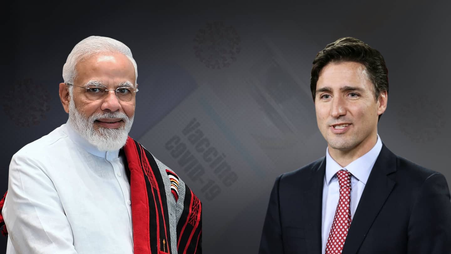 Amid frosty ties, Trudeau dials PM Modi for COVID-19 vaccines