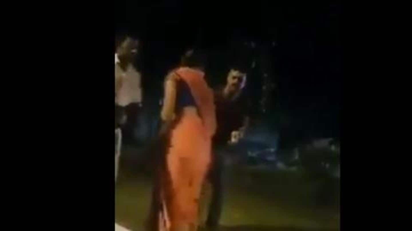 Faridabad: Policemen beat woman with belt, video goes viral