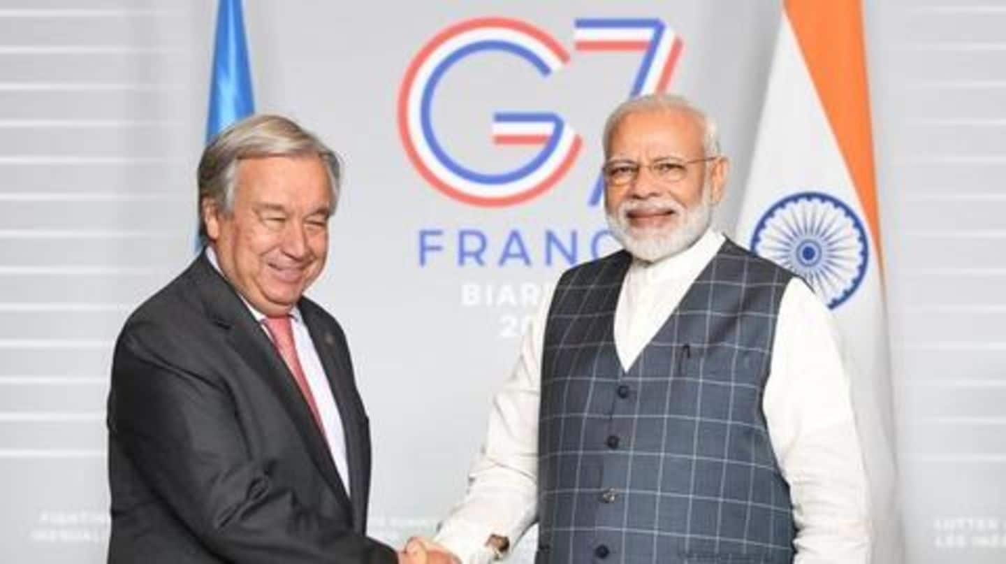 UN chief agrees to support India in its NSG bid