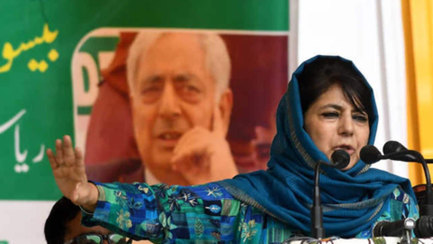 Mufti asked PM Modi to leave special status alone Mufti asked PM Modi to leave special status alone