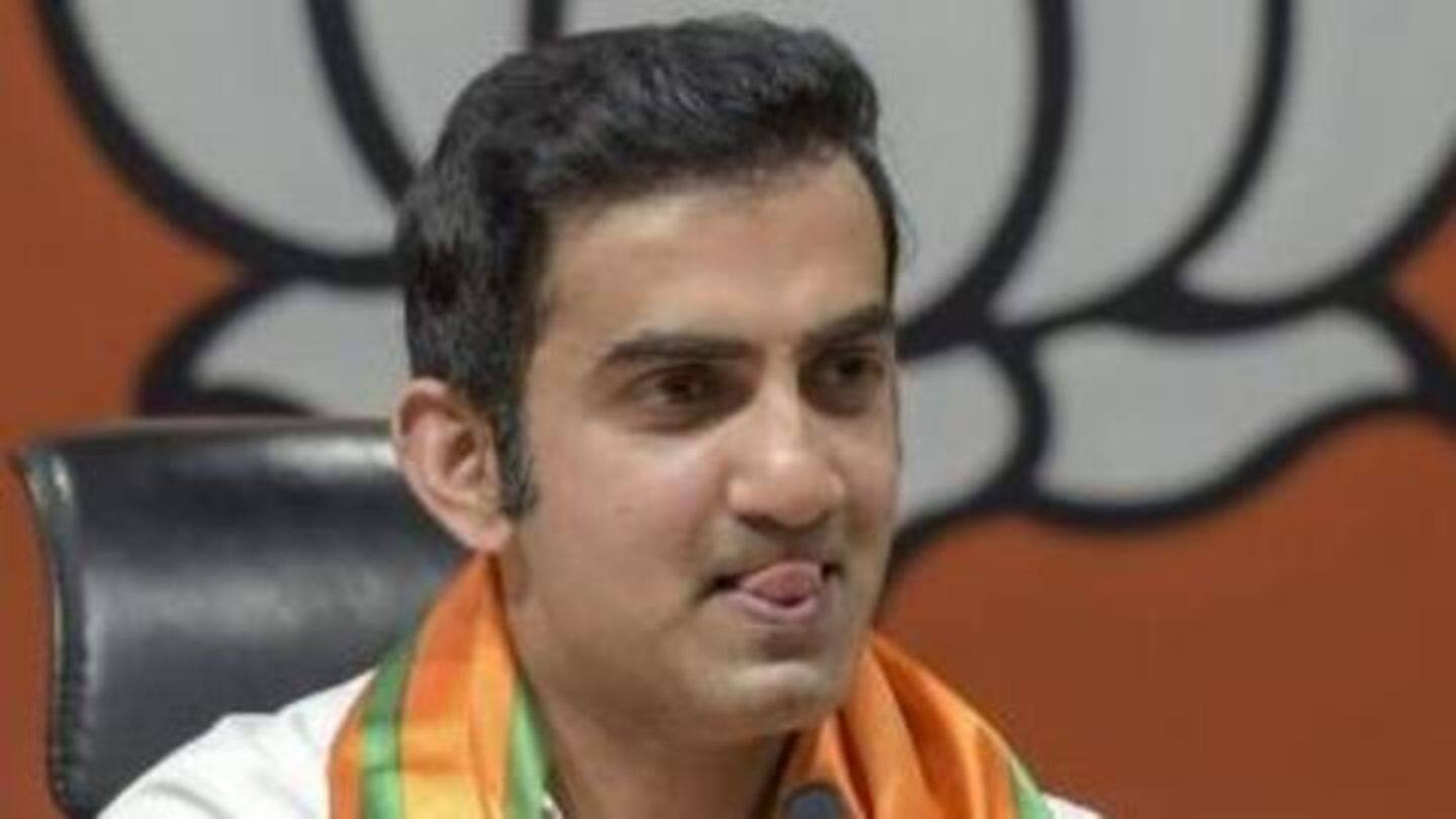 FIR ordered against Gautam Gambhir for holding rally without permission