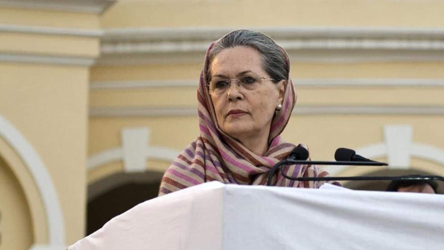 Modiji, speeches don't fill empty stomachs: Sonia Gandhi