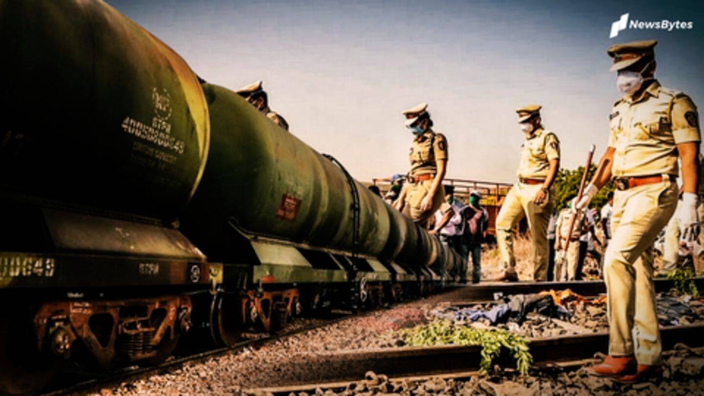 Yesterday, migrant workers were run over by goods trains Yesterday, migrant workers were run over by goods trains