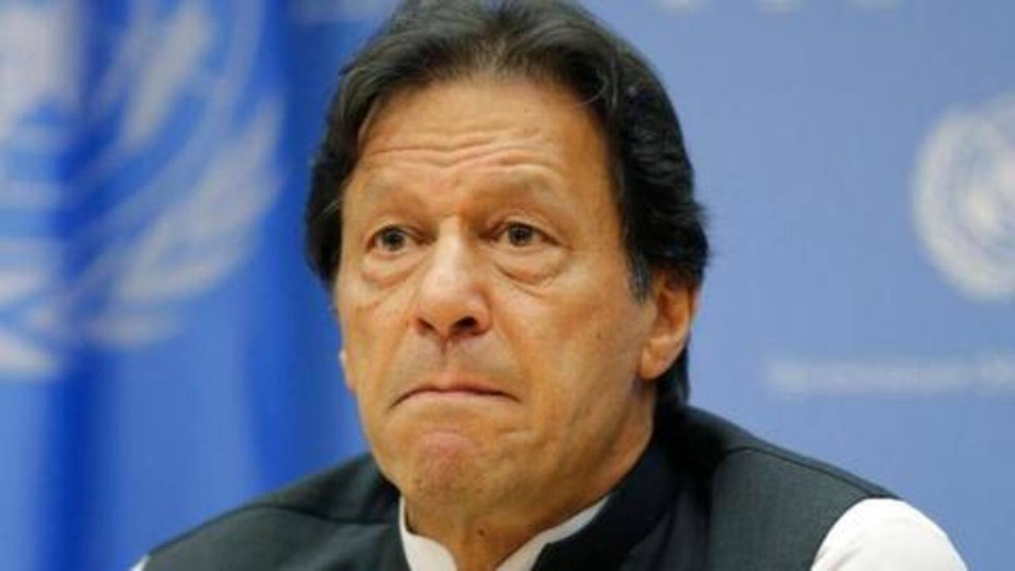 Earlier, Khan said he was disappointed with world's reaction Earlier, Khan said he was disappointed with world's reaction