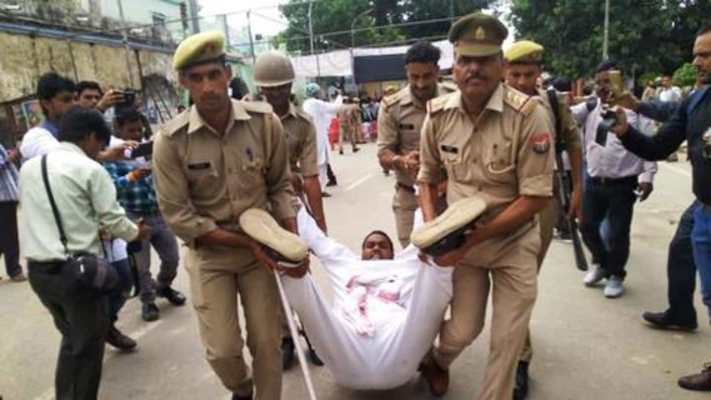 Chinmayanand case: Congress leaders detained, permission for protest march denied