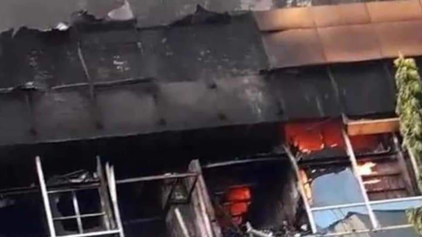 Fire broke out on second floor, spread quickly Fire broke out on second floor, spread quickly