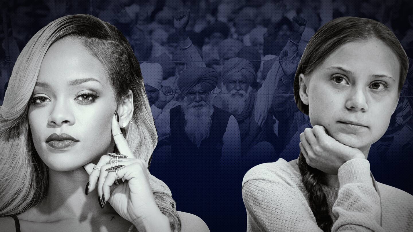 Thunberg and Rihanna had spoken on the farmers' agitation Thunberg and Rihanna had spoken on the farmers' agitation