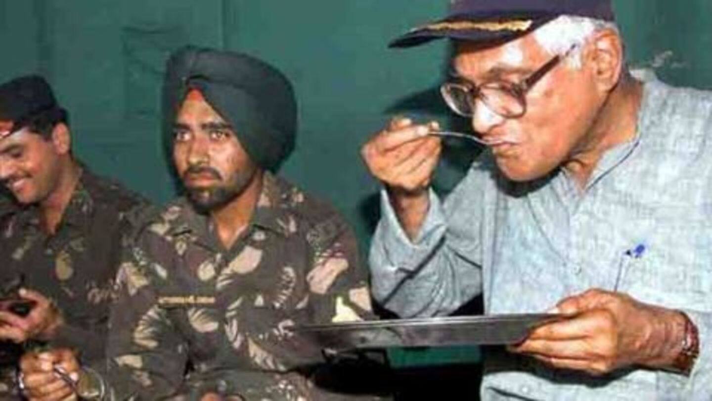 Bonding with armed forces: Fernandes visited Siachen 18 times Bonding with armed forces: Fernandes visited Siachen 18 times