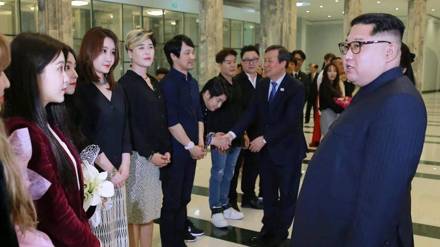 Elated Kim thanks K-pop band for wonderful gift to citizens Elated Kim thanks K-pop band for wonderful gift to citizens