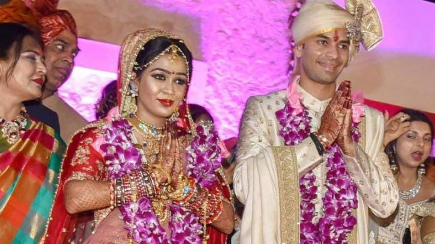 At Tej Pratap Yadav's wedding, unruly crowd steals crockery, food-items