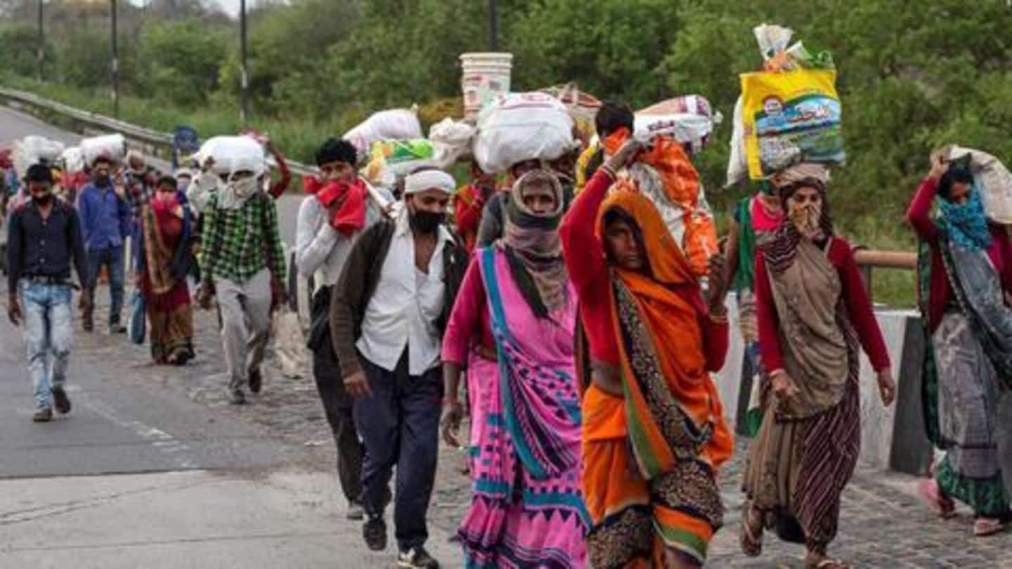 Earlier, MHA allowed the movement of migrant workers Earlier, MHA allowed the movement of migrant workers