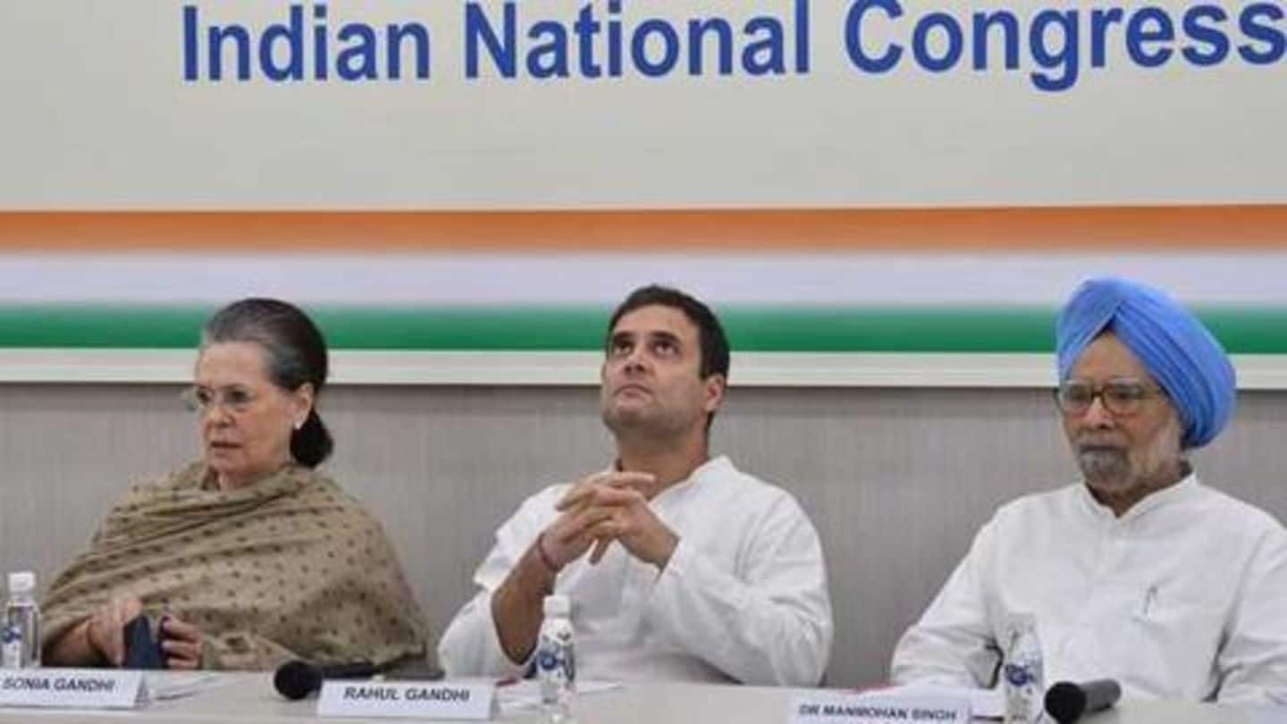 Neither Gandhis nor former PM Dr. Singh attended the event Neither Gandhis nor former PM Dr. Singh attended the event