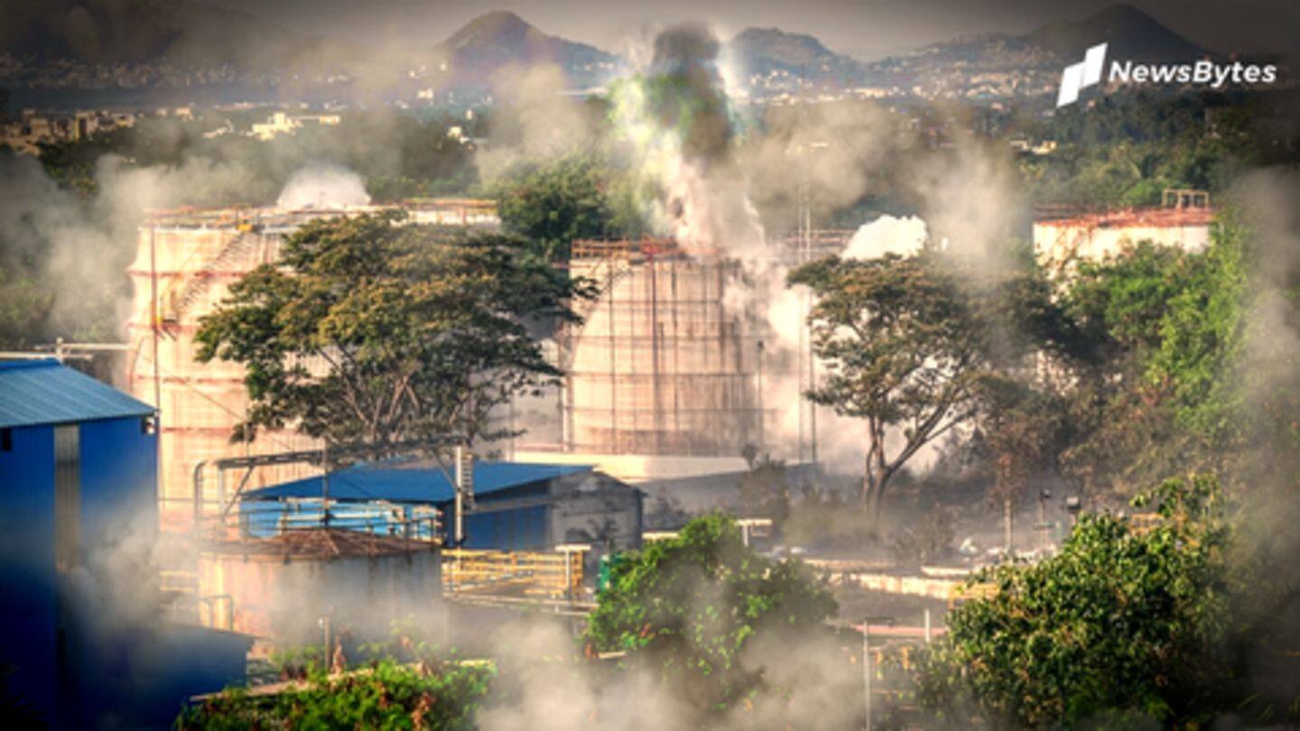 Earlier, gas leak in Vishakapatnam killed 11 Earlier, gas leak in Vishakapatnam killed 11