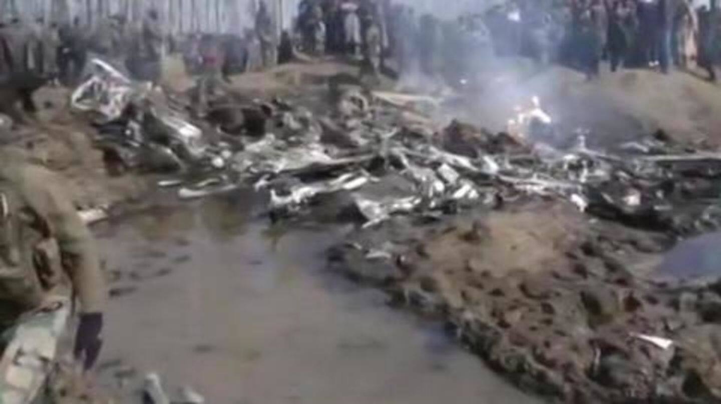 IAF jet crashes in J&K, two bodies recovered