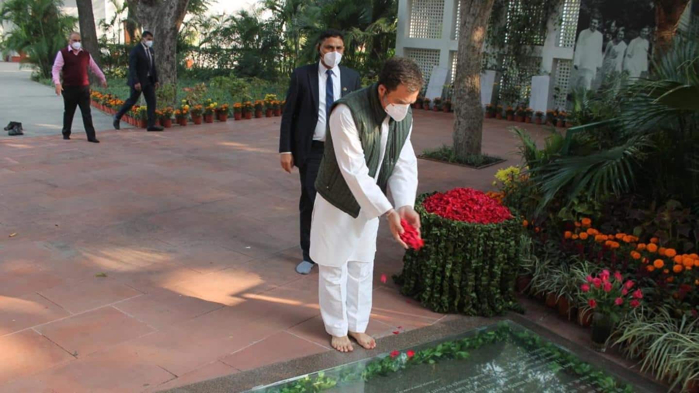 Sonia, son Rahul visited Indira Gandhi Memorial Museum Sonia, son Rahul visited Indira Gandhi Memorial Museum
