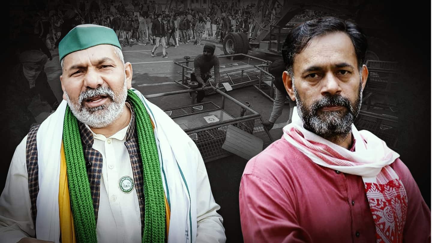 R-Day violence: Rakesh Tikait and Yogendra Yadav named in FIRs