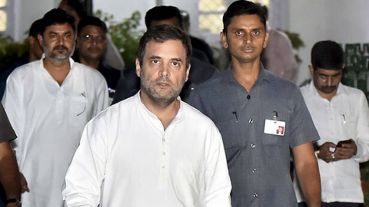 Things aren't normal in J&K, said Rahul after touchdown Things aren't normal in J&K, said Rahul after touchdown