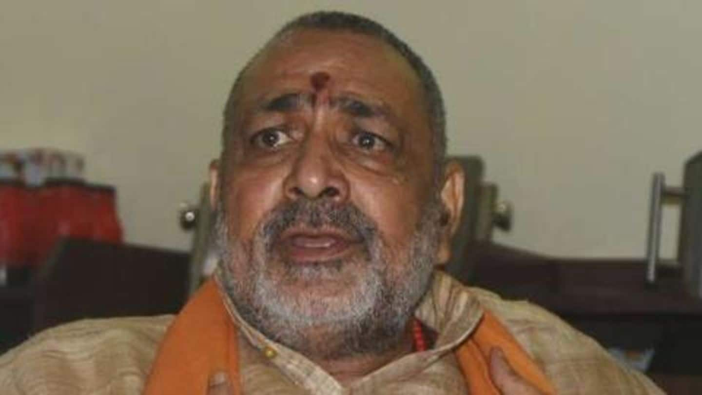 BJP's Giriraj Singh is concerned that Indians eat beef abroad